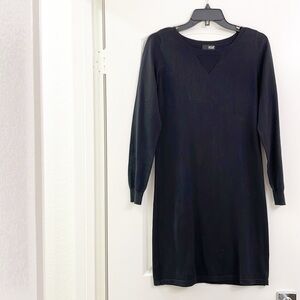 A.N.A black long sleeve sweater dress